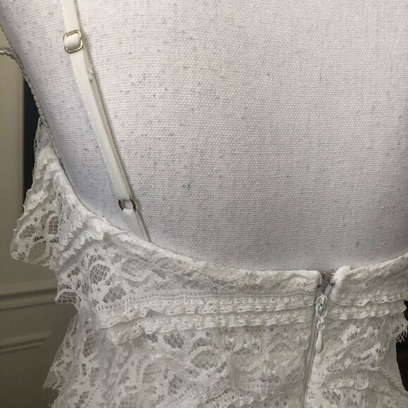 Show Me Your MuMu Tracy Ruffle Tiered Dress NWT XS - Picture 7 of 15